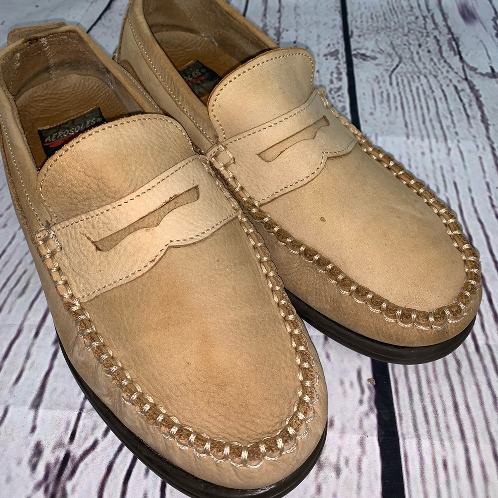 🍄 Men’s Aerosoles Penny Loafers Size 8.5 - Picture 6 of 7